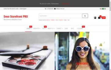 Envo Storefront Pro (screenshot desktop)