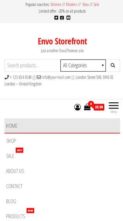 Envo Storefront (screenshot mobile)