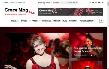 Grace Mag Pro (Everest Themes) (screenshot desktop)