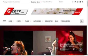 Grace Mag (screenshot desktop)