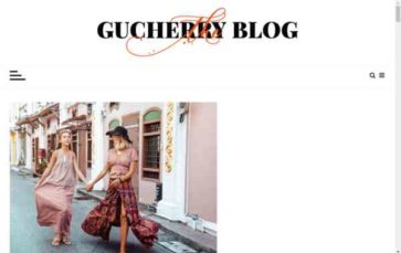GuCherry Blog (screenshot desktop)