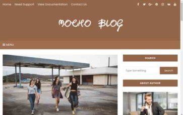 Mocho Blog (screenshot desktop)