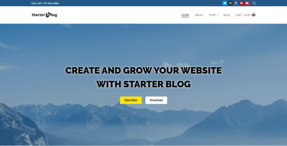 Starter Blog Pro (FancyWP)