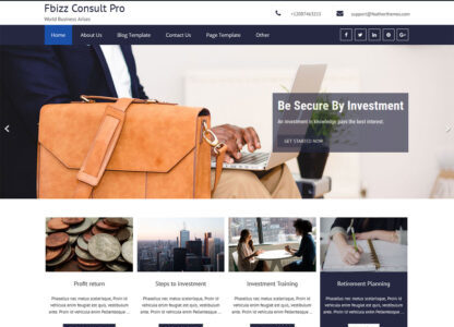 FBizz Consult Pro (Feather Themes)