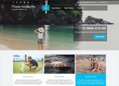 FTravel Holiday Pro (Feather Themes)