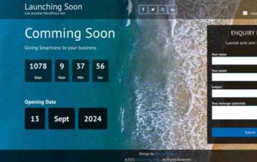 Launching Soon (screenshot desktop)