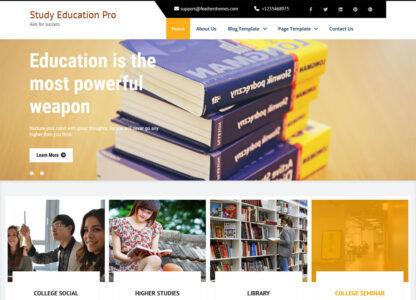Study Education Pro (Feather Themes)