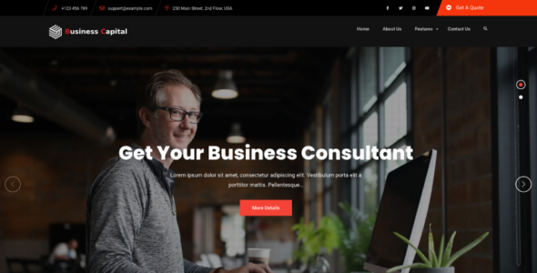 Business Capital Dark (Firefly Themes)
