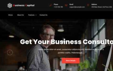 Business Capital Dark (screenshot desktop)