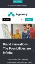 Elite Business Agency (screenshot mobile)