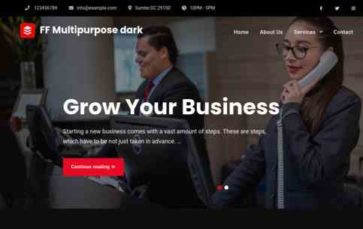 FF Multipurpose Dark (screenshot desktop)