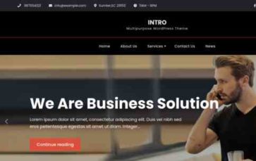 Jetblack Intro (screenshot desktop)