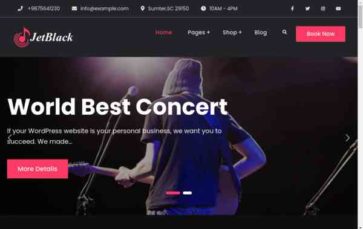 JetBlack Music (screenshot desktop)