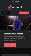 JetBlack Music (screenshot mobile)
