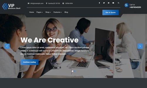 VIP Business Dark (Firefly Themes)