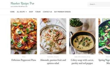 Flawless Recipe Pro (screenshot desktop)