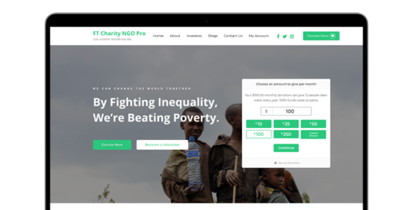 FT Charity NGO Pro (Flawless Themes)