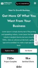 Screenshot Mobile Flex Multi Business Pro (screenshot mobile)