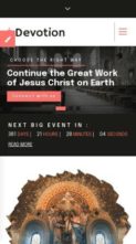 Devotion Pro (screenshot mobile)