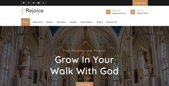 Rejoice Pro (FlyThemes)