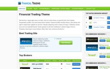 Financial Trading (screenshot desktop)