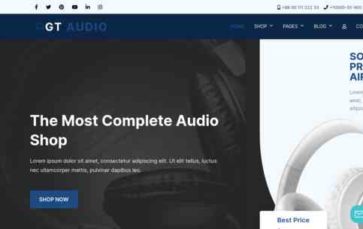 GT Audio (screenshot desktop)