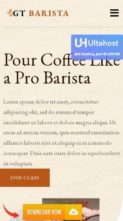 GT Barista (screenshot mobile)