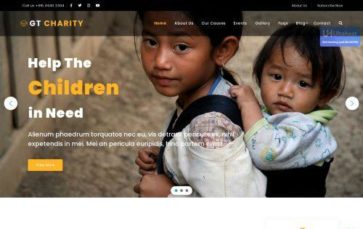 GT Charity (screenshot desktop)