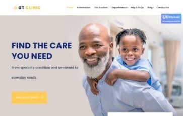 GT Clinic (screenshot desktop)