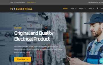 GT Electrical (screenshot desktop)
