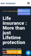 GT Insurance (screenshot mobile)