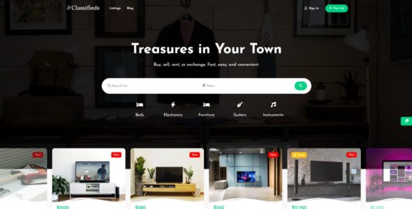 Classified Ads Listings (GeoDirectory)