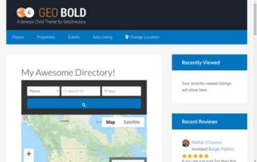 Geo Bold (screenshot desktop)