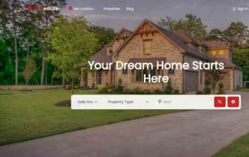 Real Estate Listings (screenshot desktop)