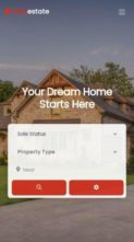 Real Estate Listings (screenshot mobile)
