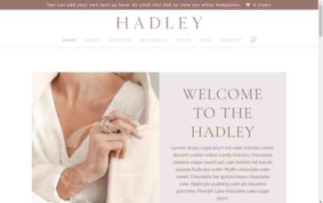 The Hadley (screenshot desktop)