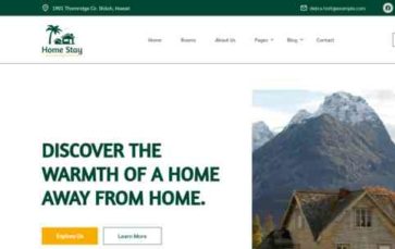 Homestay (screenshot desktop)
