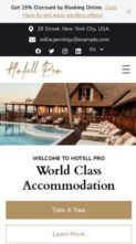 Hotell Pro (screenshot mobile)