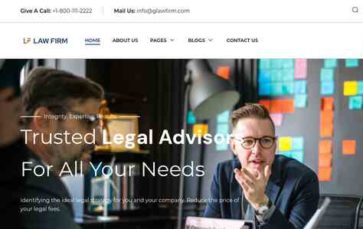 Law Firm (GLThemes) (screenshot desktop)