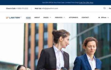 Law Firm Pro (GLThemes) (screenshot desktop)
