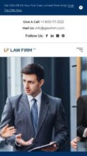 Law Firm Pro (GLThemes) (screenshot mobile)