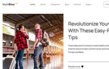Multi Blog Hub (screenshot desktop)