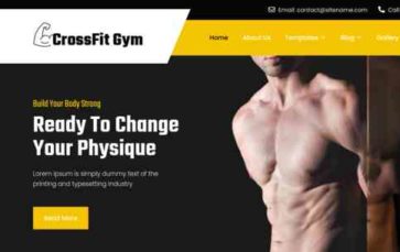 CrossFit Gym Pro (screenshot desktop)