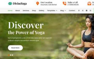 DivineYoga Pro (screenshot desktop)