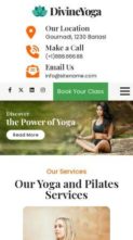 DivineYoga Pro (screenshot mobile)