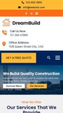 DreamBuild Pro (screenshot mobile)