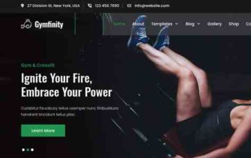 Gymfinity Pro (screenshot desktop)