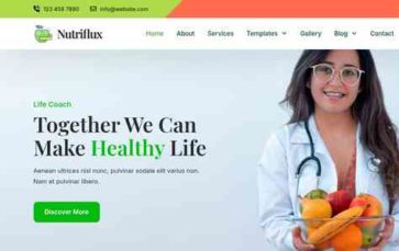 Nutriflux Pro (screenshot desktop)
