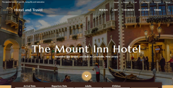 Hotel and Travel Pro (Gradient Themes)