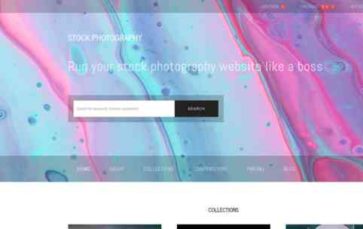 Stock Photography (screenshot desktop)